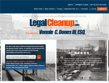 Tablet Screenshot of legalcleanup.com